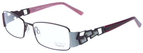 Stylische Damen - Brillenfassung 28F167 G in Lila-Silber 53/16