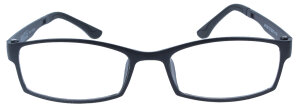 Schicke Brille "MAXI" in Schwarz aus flexiblem TR-90 Material mit individueller Stärke