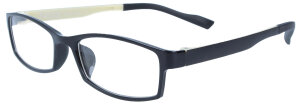 Schicke Brille "MAXI" in Beige aus flexiblem TR-90 Material mit individueller Stärke