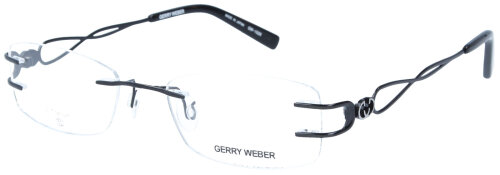 Randlose Damen - Brillenfassung Gerry Weber 1026 in Schwarz - Titan