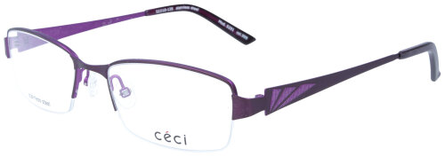 Céci Damen-Brillenfassung 5291-999 aus Metall Nylor in Violett 52-18