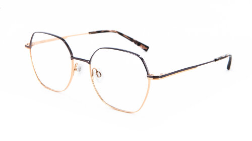 JOSHI PREMIUM 7991 C2 Brillenfassung aus Metall in Schwarz/Grau - Rosegold