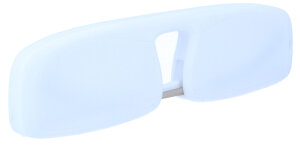 Flexible Fertiglesebrille in Weiß in flacher Form mit Blaulichtfilter "Yannis" inkl. Etui