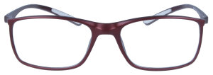 Schicke Brille KNOPPI in Braun-Matt aus robustem Kunststoff mit individueller Stärke