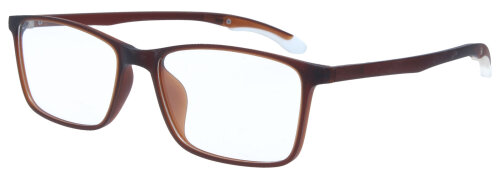 Schicke Brille "Lorin" in Braun aus flexiblem TR-90 Material mit individueller Stärke