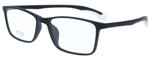 Schicke Brille "Lorin" in Schwarz aus flexiblem TR-90 Material mit individueller Stärke