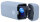 Praktische Fertiglesehilfe in Grau faltbar mit ausziehbaren Bügeln und Blaulichtfilter "Luca" + 1,50 dpt