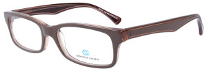 Schicke Brille CC 2127-660 in Braun aus Kunststoff...
