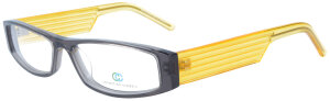 Schmale Brille CC 2074-610 in Grau - Gelb aus Kunststoff...