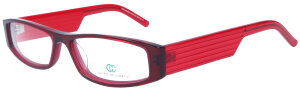 Schmale Brille CC 2074-990 in Bordeaux - Rot aus...