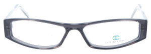 Schmale Brille CC 2074-500 in Grau - Transparent aus Kunststoff optional mit individueller Stärke