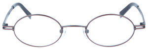 Stylische Retro Brille POTTER BRAUN - SCHWARZ aus Metall mit individueller Stärke