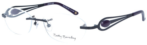 Filigrane Damen - Brillenfassung Betty Barclay BB 1083 - 390, randlos in Schwarz