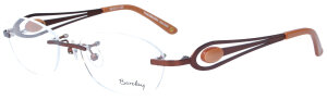 Filigrane Damen - Brillenfassung Betty Barclay BB 1083 - 610, randlos,  in Bronze / Braun
