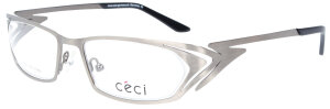 Außergewöhnliche Damen Metall - Brillenfassung Céci Cé 5285 - 500 in Silber
