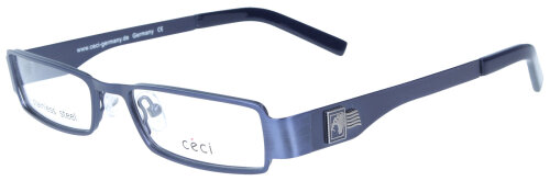 Klassische Unisex Metall - Brillenfassung Céci Cé 5246 - 720  in Blau - Metallic