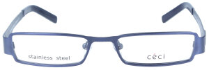 Klassische Unisex Metall - Brillenfassung Céci Cé 5246 - 720  in Blau - Metallic