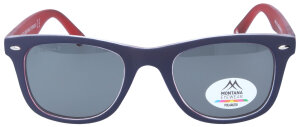 Rot-Blaue Montana Eyewear MP41J - Polarisierende Sonnenbrille aus Kunststoff