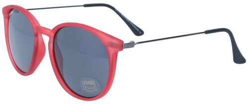 Moderne Montana Eyewear Sonnenbrille S33B aus mattem Kunststoff in Rot