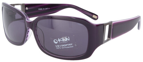 Schöne violette Sonnenbrille KINN mit grauer Tönung und 100 % UV - Schutz