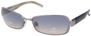 Edle silberne Rodenstock Sonnenbrille R1248 A mit grauer...
