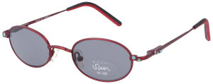 Filigrane Sonnenbrille MOXXI 7059 127 in Rot mit 100 % UV...