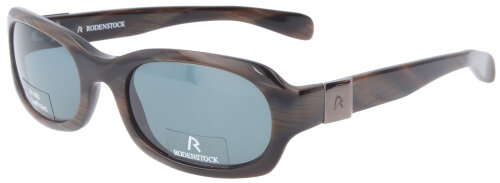 Attraktive Rodenstock Sonnenbrille R3116 B in Braun mit grüner Tönung UV 400