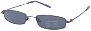 Filigrane Sonnenbrille SUPERFLEXX in Blau mit grauer...