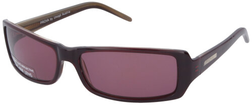 Schicke Sonnenbrille aus Kunststoff PROVA in Bordeaux-Rot mit violetter Tönung