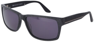 Moderne Sonnenbrille POINT 4845 C1 in Schwarz mit dunklen...