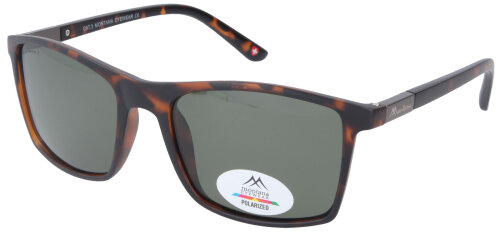 Havanna-Braune Montana Eyewear Sonnenbrille MP5A aus Kunststoff | Polarisierend