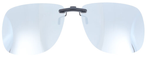 Verspiegelter Sonnenschutz Vorhänger Montana Eyewear C3x - polarisierend in Silber