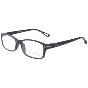 Schwarze Lesehilfe Montana Eyewear MR76 aus hochwertigem Kunststoff in Schwarz