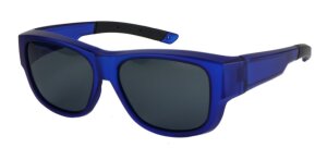 Solarprotection Überbrille in Blau Matt - eckig |...