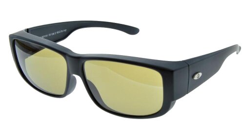 Solarprotection Überbrille in Schwarz Matt - SP-Filter Comfort G15-light Kat.2