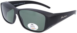 Montana Sonnenbrille/Überbrille FO4A in Schwarz matt...