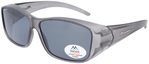 Montana polarisierende Sonnenbrille / Überbrille FO4D in Grau Matt - Grau