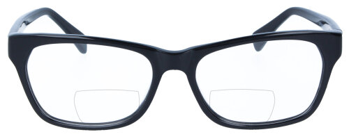 Klassische Bifokalbrille NOAH in Havanna - Schwarz aus langlebigem Kunststoff mit Federscharnier und individueller Stärke