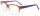 Brillenfassung CYNTHIA in Orange - Violett mit Federscharnier