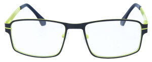 Brillenfassung FRANK in Schwarz-Gelb mit Federscharnier