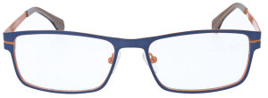 Brillenfassung FRANKIE in Blau - Orange aus Edelstahl