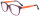 Auffällige Kunststoff-Brillenfassung "LIESA" in Violett - Orange