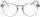 Schicke Panto - Einstärkenbrille VICKY in Grau - Transparent aus leichtem, stabilem Kunststoff mit individueller Stärke