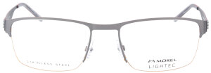 Morel - LIGHTEC - 30241L GO03 Sportliche Brillenfassung aus Metall in Grau