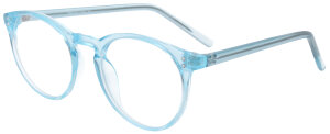Schicke Panto - Einstärkenbrille VICKY in Blau -...