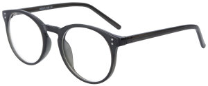 Schicke Panto - Bifokalbrille VICKY in Schwarz - Transparent aus leichtem, stabilem Kunststoff mit individueller Stärke