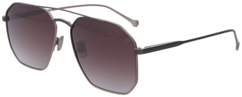 Einstoffen BUSCHPILOT Titan Sonnenbrille in Gunmetall - Gold 56/15 mit Federscharnier
