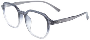 Moderne Kunststoff - Einstärkenbrille SIA in Grau -...