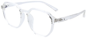 Moderne Kunststoff - Einstärkenbrille SIA in Transparent...