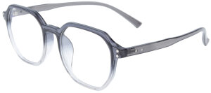 Moderne Kunststoff - Bifokalbrille SIA in Grau -...